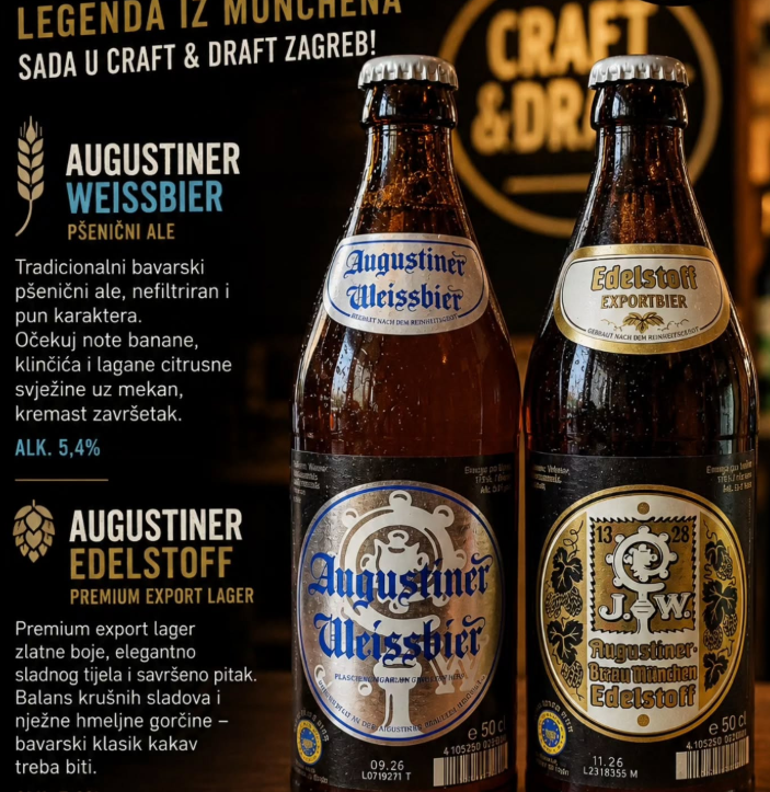 Augustiner Weissbier i Edelstoff
